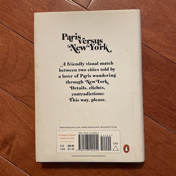 📚 Paris versus New York A Tally of Two Cities Vahram Muratyan hardcover - Picture 2 of 3